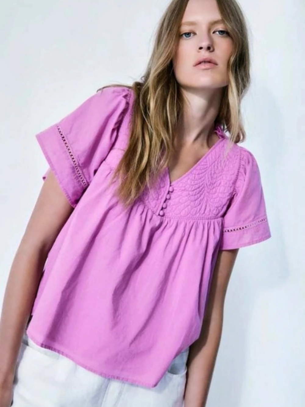MELISSA NEPTON Blouse IN Fiji-Violet